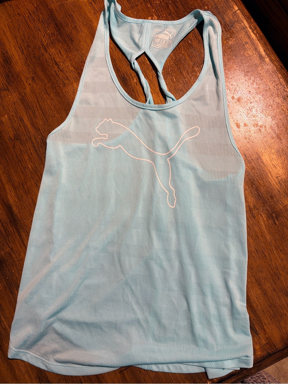 Puma Light Blue Racerback Tank